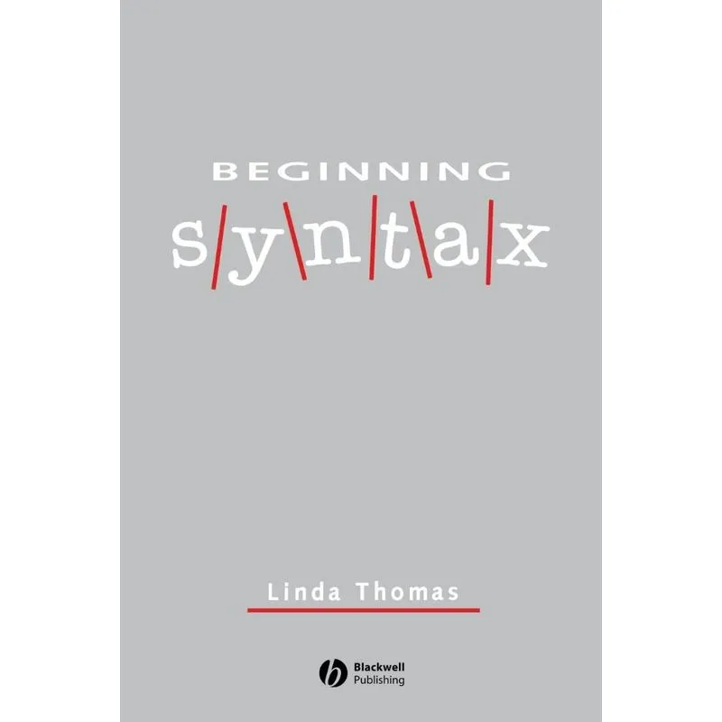 Beginning Syntax