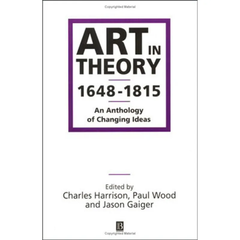 ART IN THEORY 1648-1815