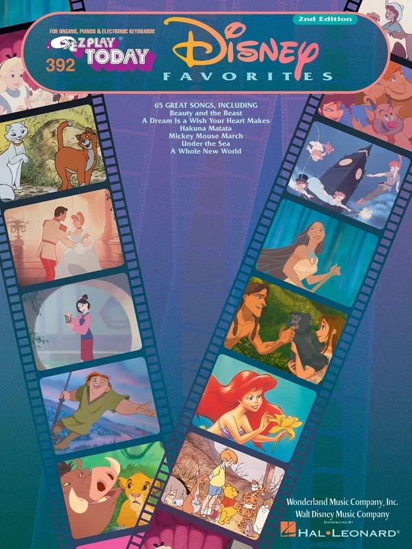 Disney Favorites E-Z Play Today Volume 392