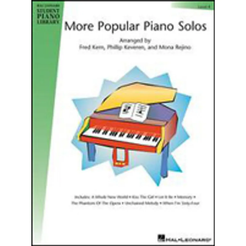 MORE POPULAR PIANO SOLOS LEVEL 4