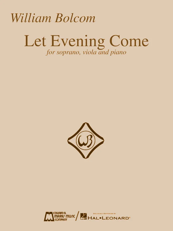 Let Evening Come for Soprano, Viola and Piano 中提琴 鋼琴
