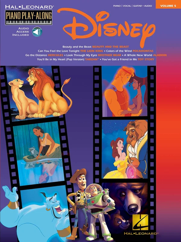 Disney Piano Play-Along Volume 5 鋼琴