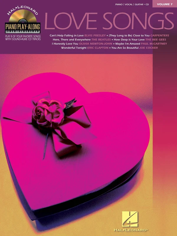 Love Songs Piano Play-Along Volume 7 鋼琴