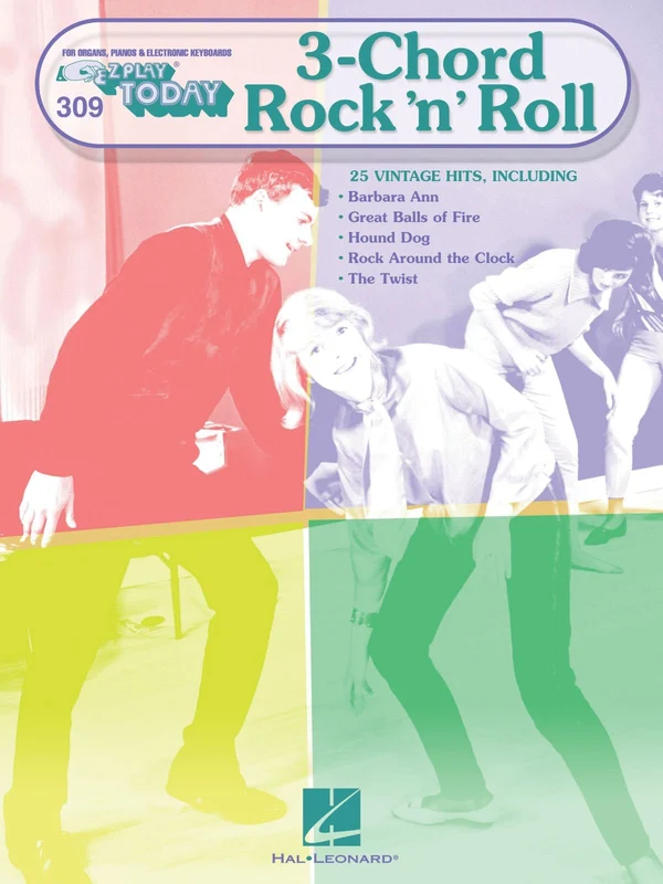 Three Chord Rock 'N' Roll E-Z Play Today Volume 309 和弦
