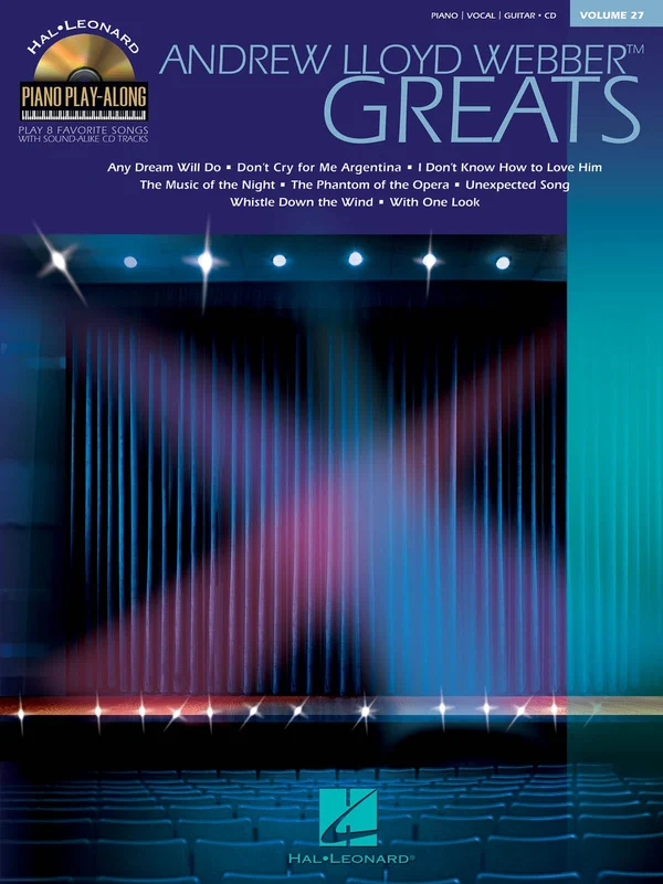 Andrew Lloyd Webber Greats Piano Play-Along Volume 27 鋼琴