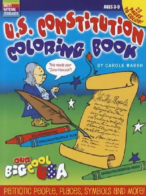 The U.S. Constitution Coloring Book Paperback