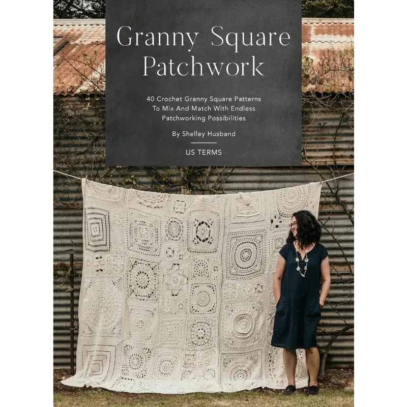 Livro Granny Square Patchwork us Terms Edition