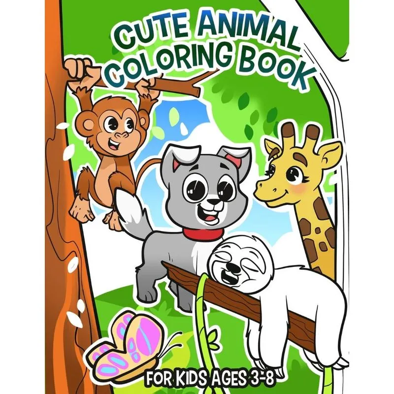 Cute Animal Coloring Book