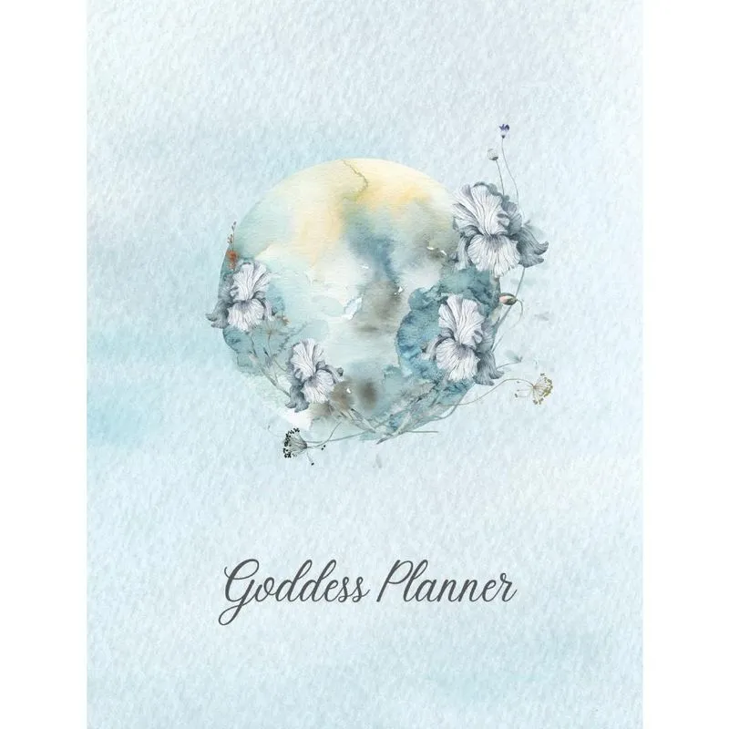 Goddess Planner - Undated Weekly, Monthly 8x 10 with Moon