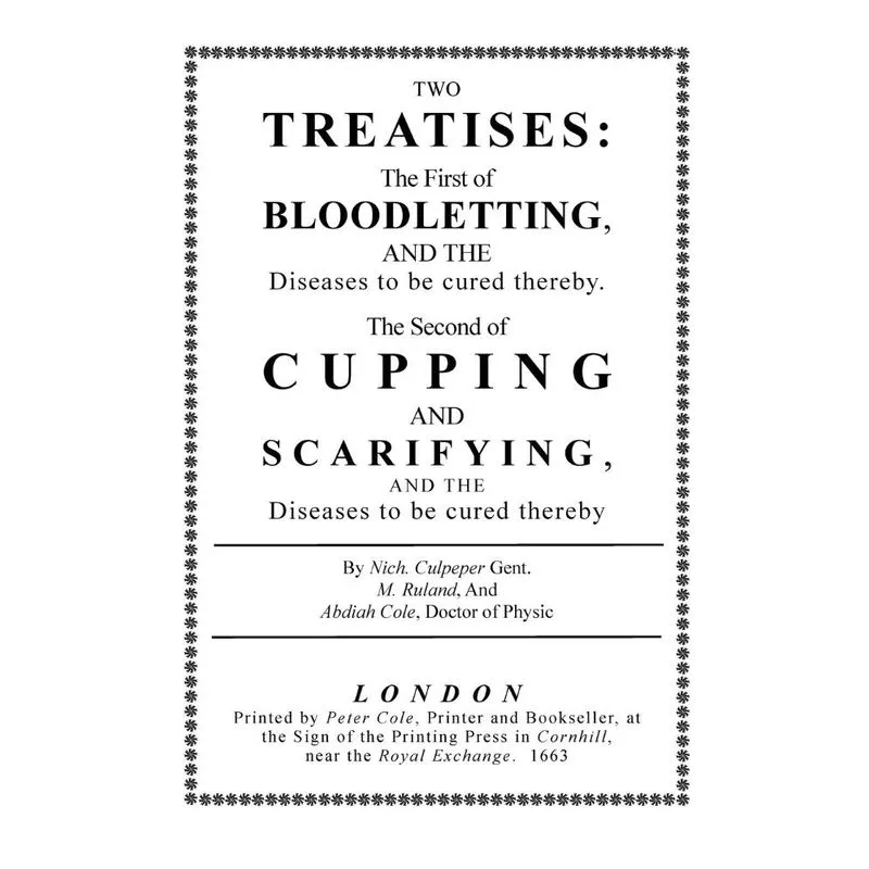 Bloodletting and Cupping