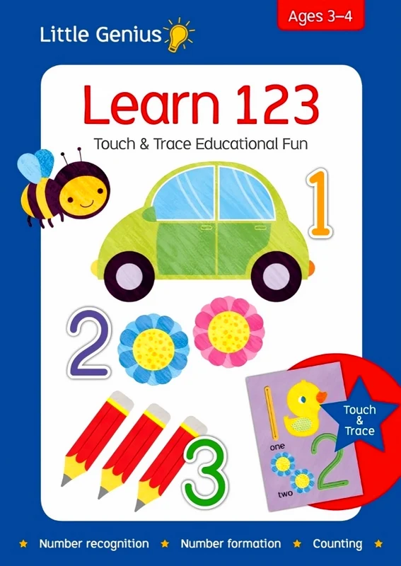Little Genius Giant Flash Card 123 - New Box