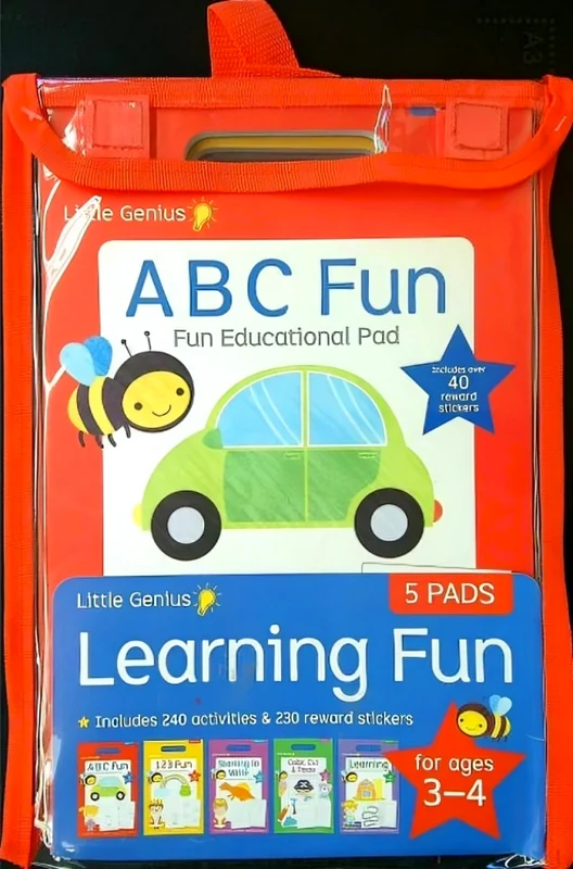 Little Genius Learning Fun Pads - Red