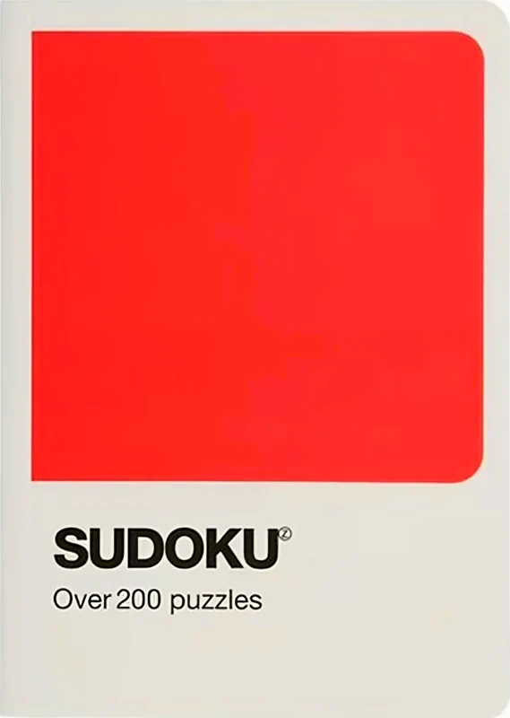 Colour Block Puzzle Book - Sudoku - Red