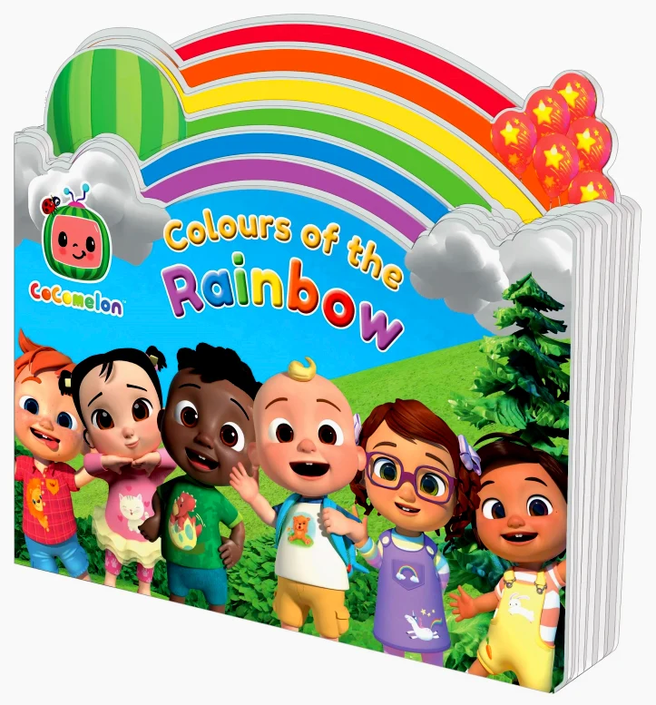 CoComelon - Chunky Scenes Book - Colour Of The Rainbow