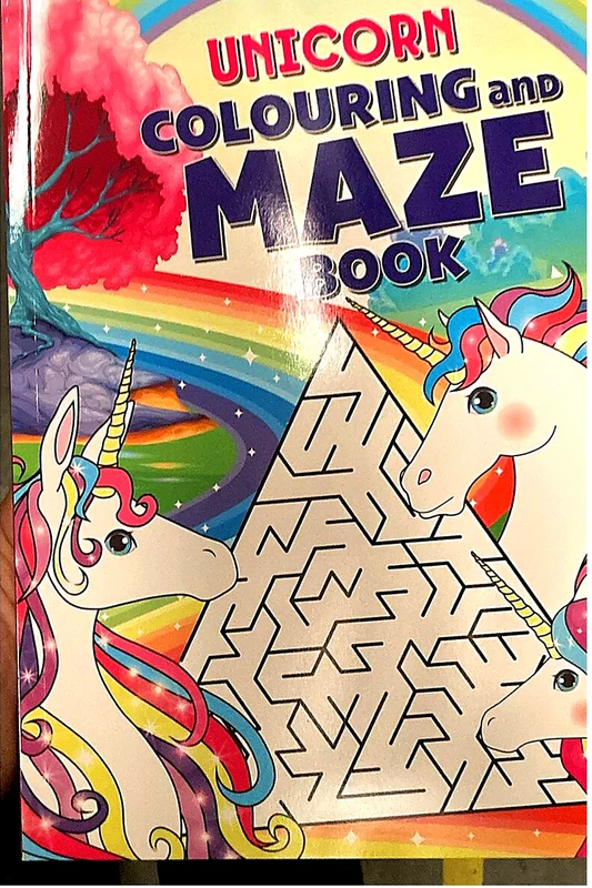 Little Olive: Colouring & Mazes: Unicorn