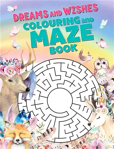 Little Olive: Colouring & Mazes: Dreams & Wishes