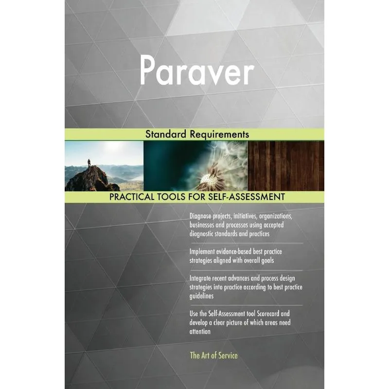 Paraver Standard Requirements