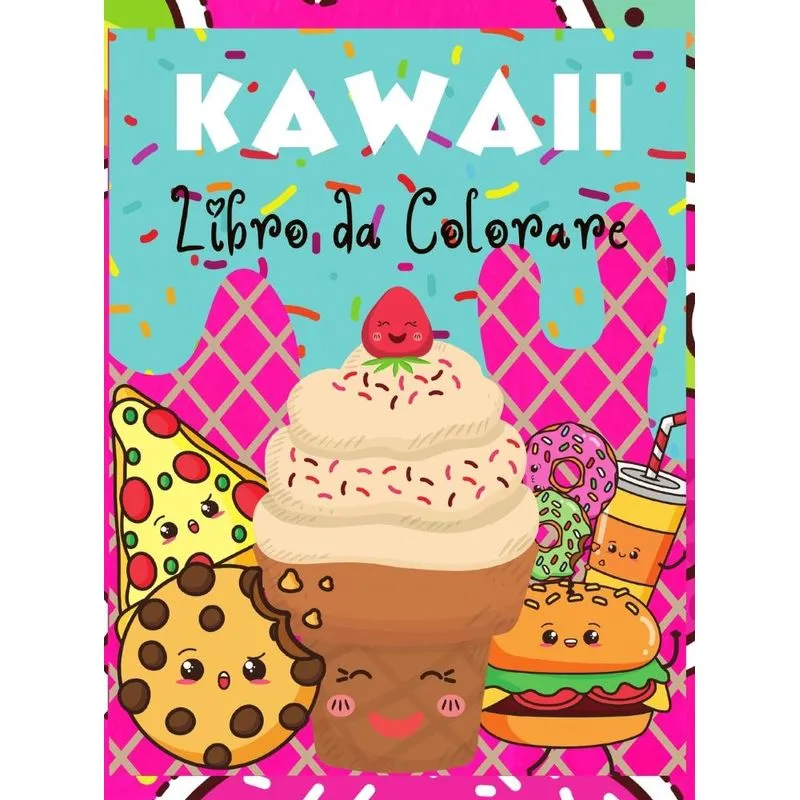 Kawaii libro da colorare