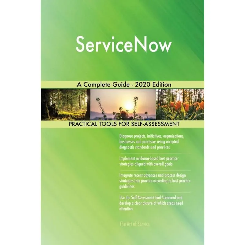 ServiceNow A Complete Guide - 2020 Edition