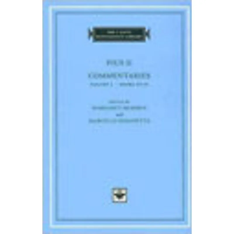 COMMENTARIES VOL.2 - BOOKS III-IV