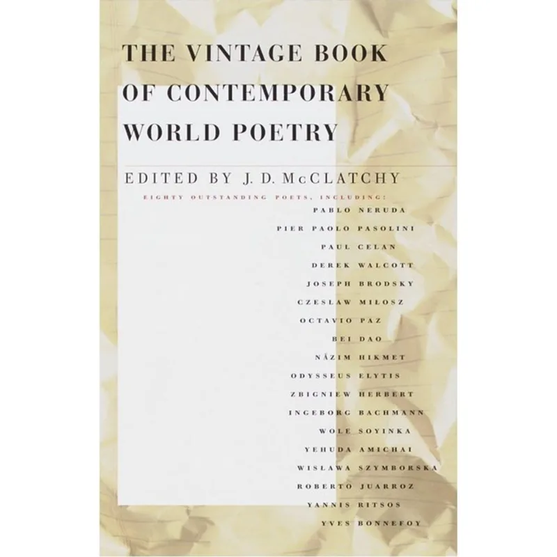 VINTAGE BOOK OF CONTEMPORARY WORLD POETRY