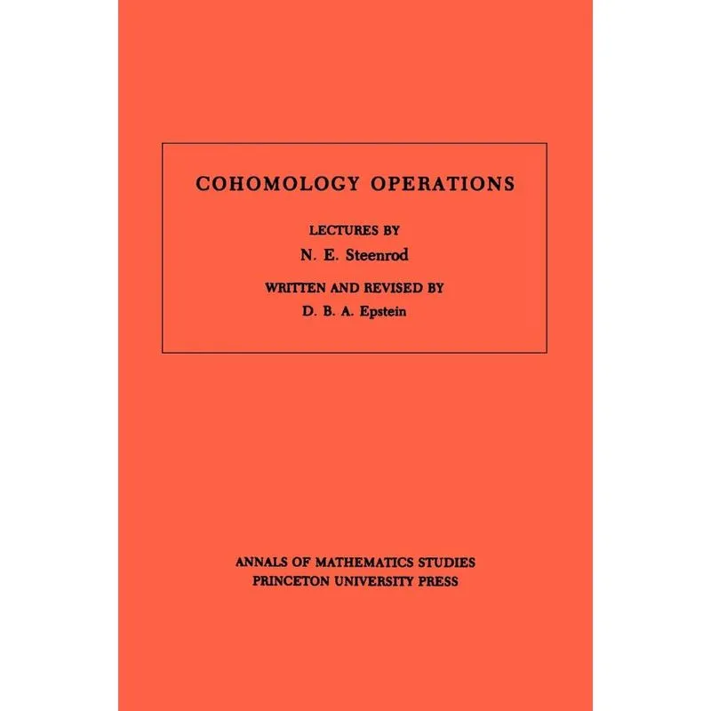 Livro Cohomology Operations (AM-50), Volume 50