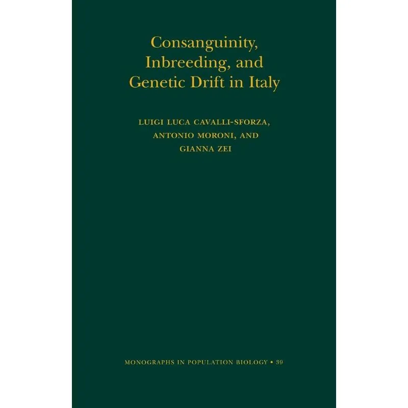 Livro Consanguinity, Inbreeding, and Genetic Drift in Italy (MPB-39)