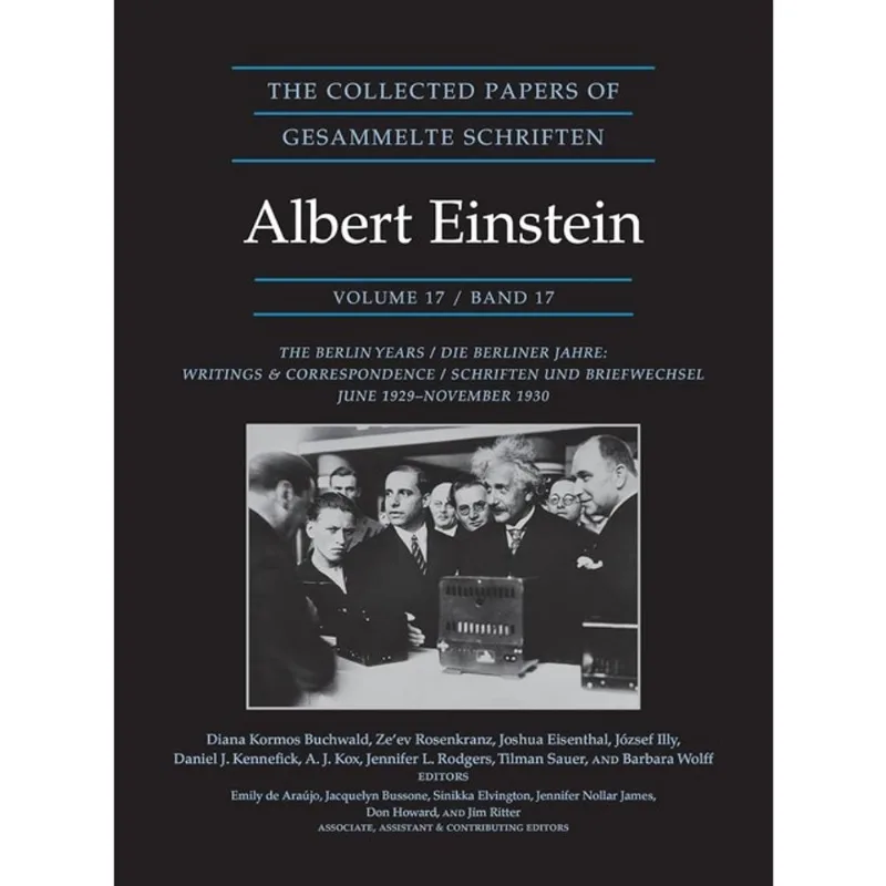 THE COLLECTED PAPERS OF ALBERT EINSTEIN - DOCUMENTARY EDITION - VOL. 17