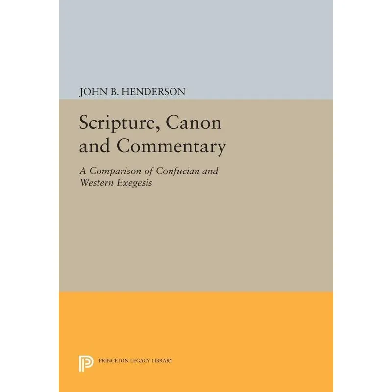 Scripture, Canon and Commentary