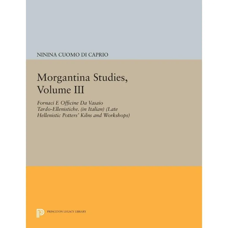 Morgantina Studies, Volume III
