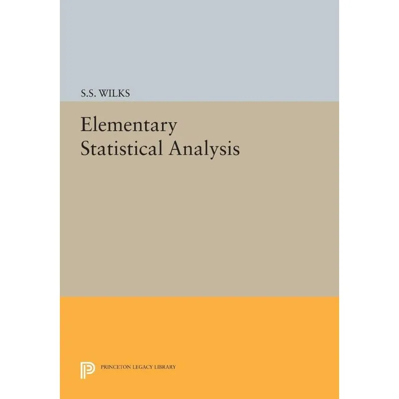 Elementary Statistical Analysis