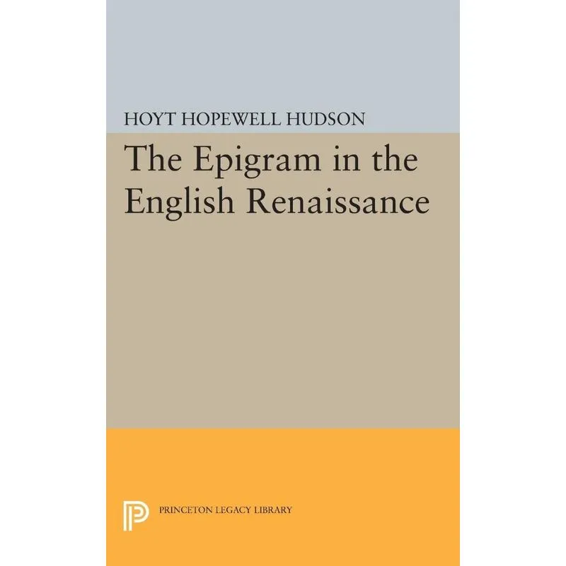 Epigram in the English Renaissance