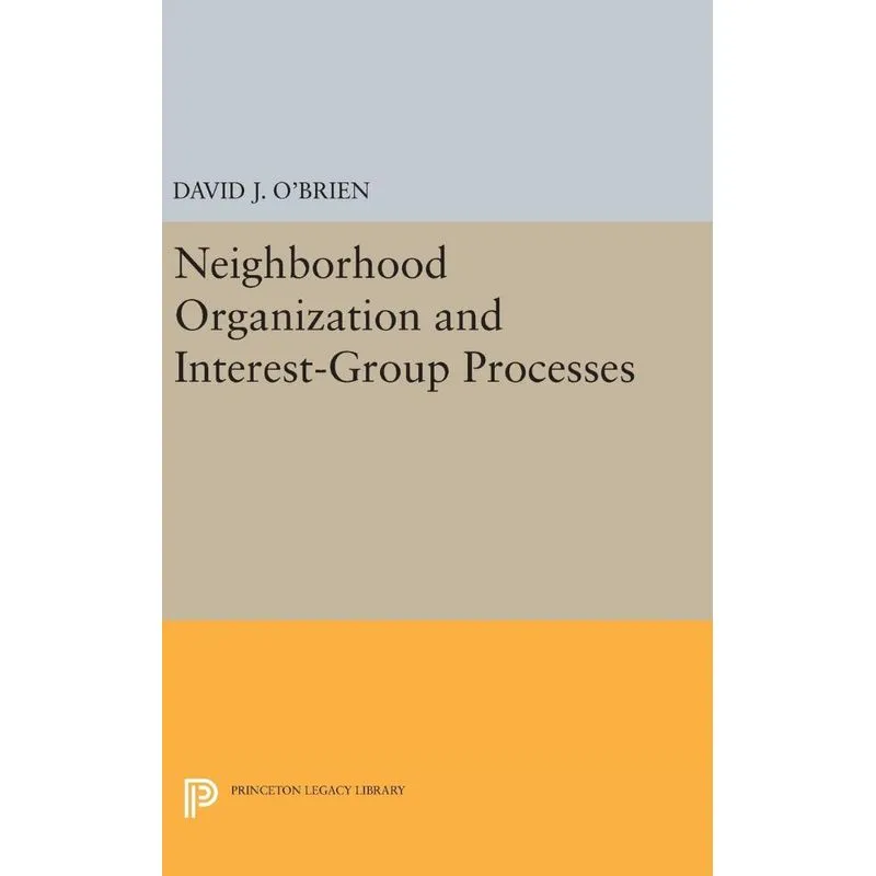 Neighborhood Organization and Interest-Group Processes