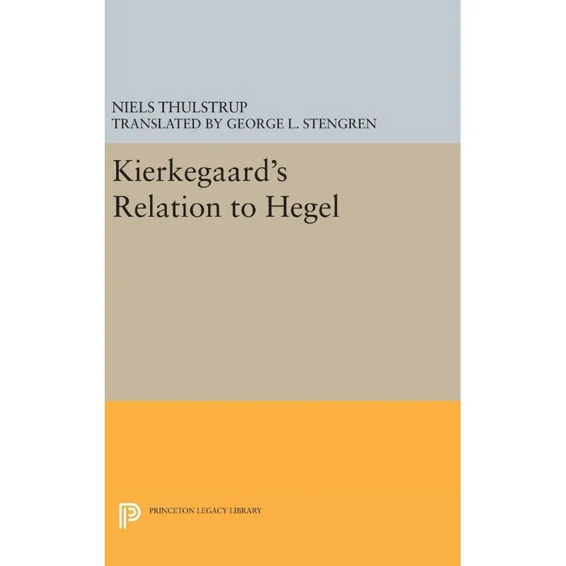 Kierkegaards Relation to Hegel