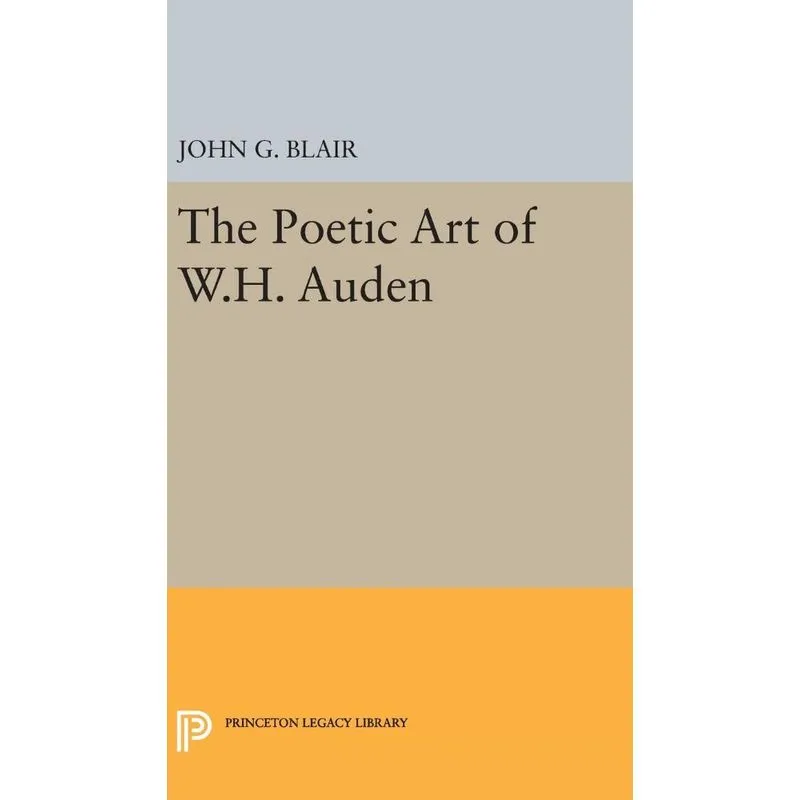 Livro Poetic Art of W.H. Auden