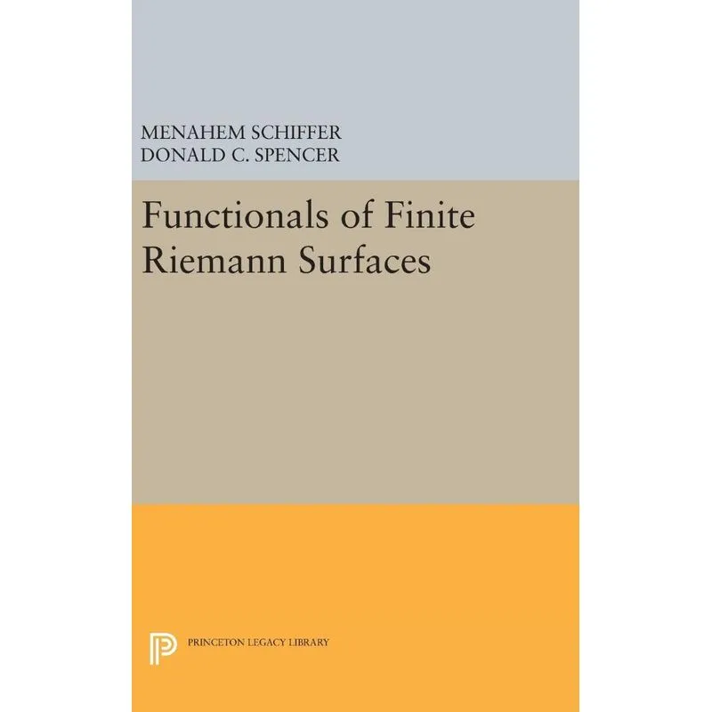 Livro Functionals of Finite Riemann Surfaces