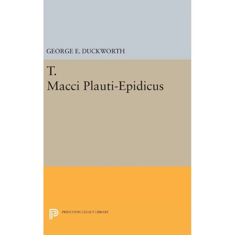 T. Macci Plauti-Epidicus