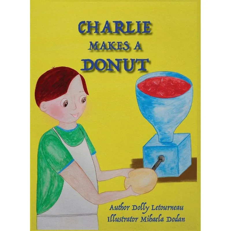 Charlie makes a donut