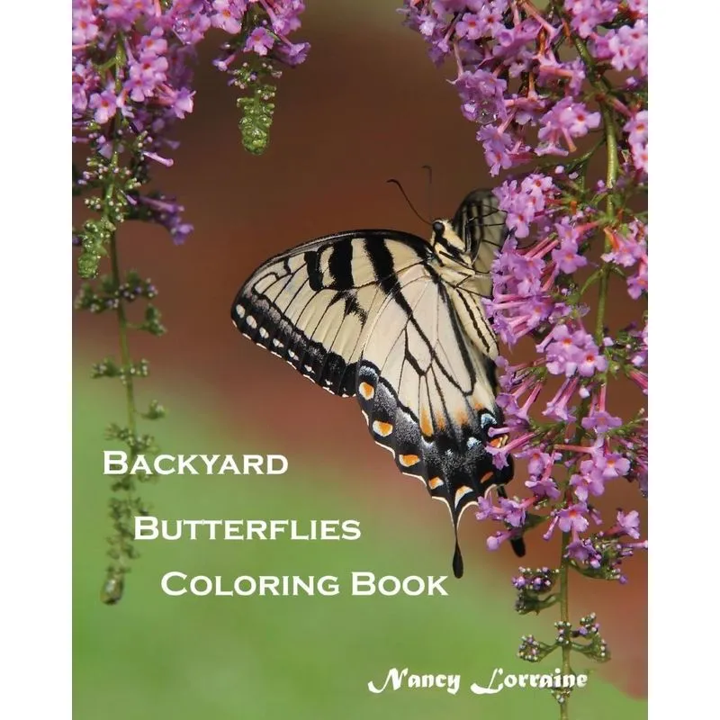 Backyard Butterflies Coloring Book