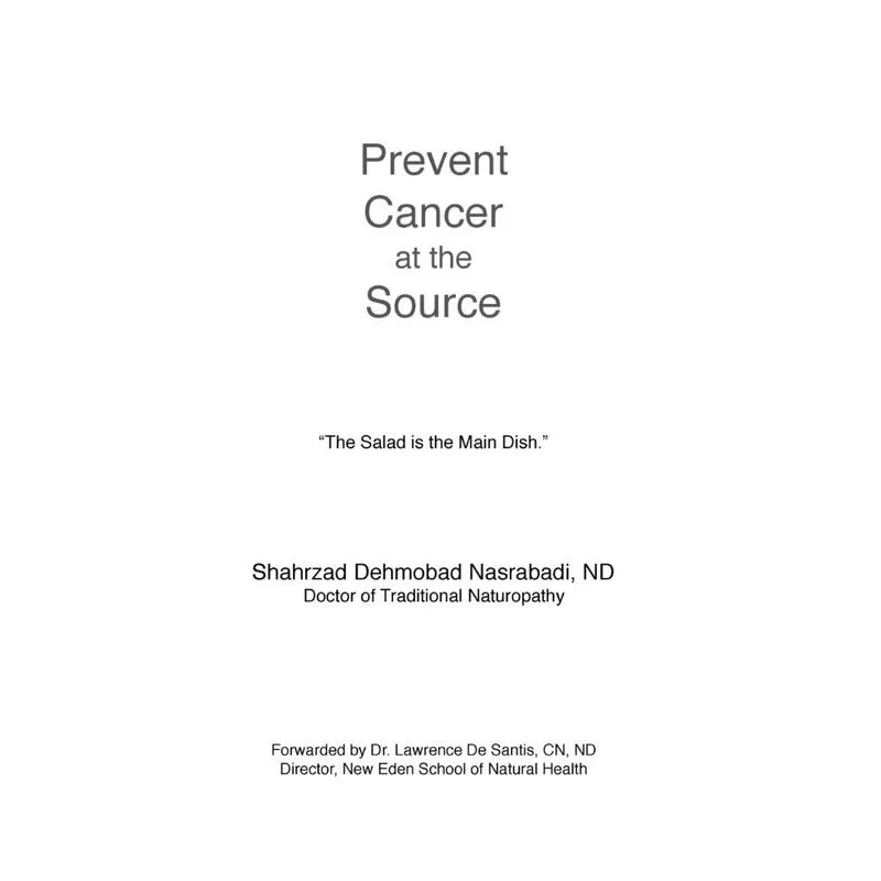 Prevent Cancer at the Source