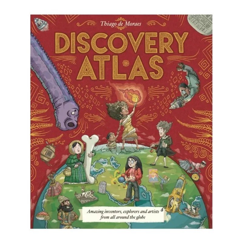 DISCOVERY ATLAS - A MAGNIFICENT GIFT BOOK PACKED WITH INCREDIBLE INVENTORS AND EXPLORERS