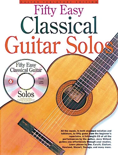 WILLARD JERRY - 50 EASY CLASSICAL GUITAR SOLOS + CD