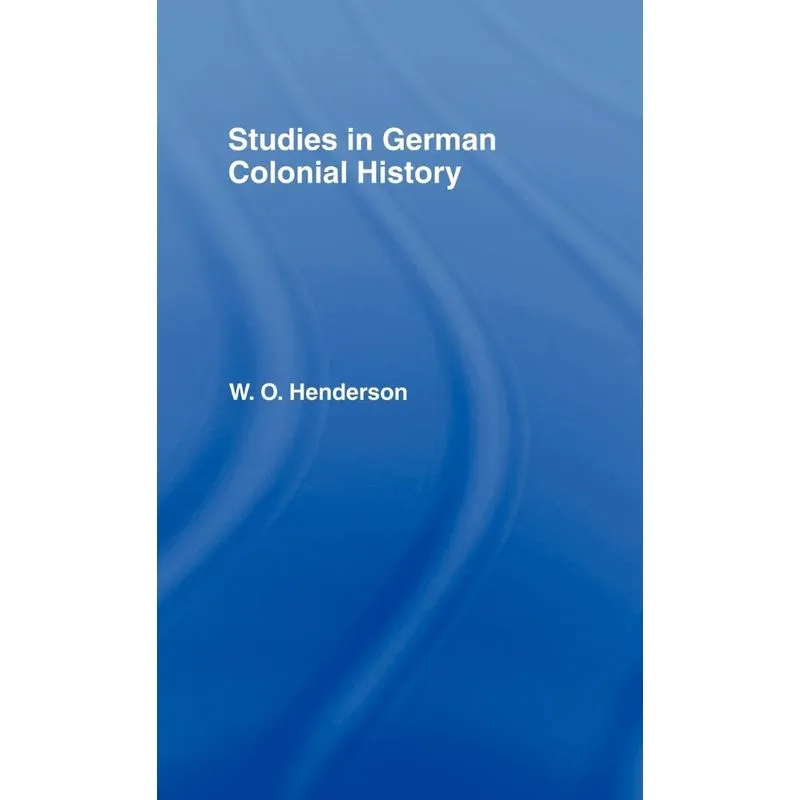Studies in German Colonial History
