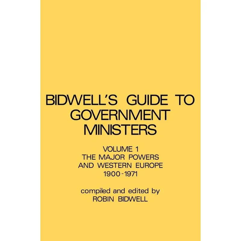 Guide to Government Ministers