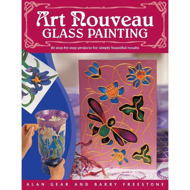 Art Nouveau Glass Painting