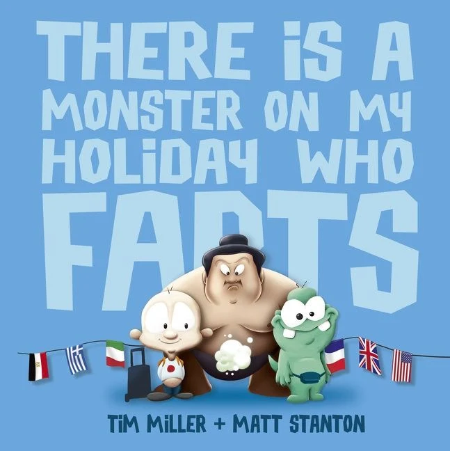 THERE IS A MONSTER ON MY HOLIDAY WHO FARTS Hardback