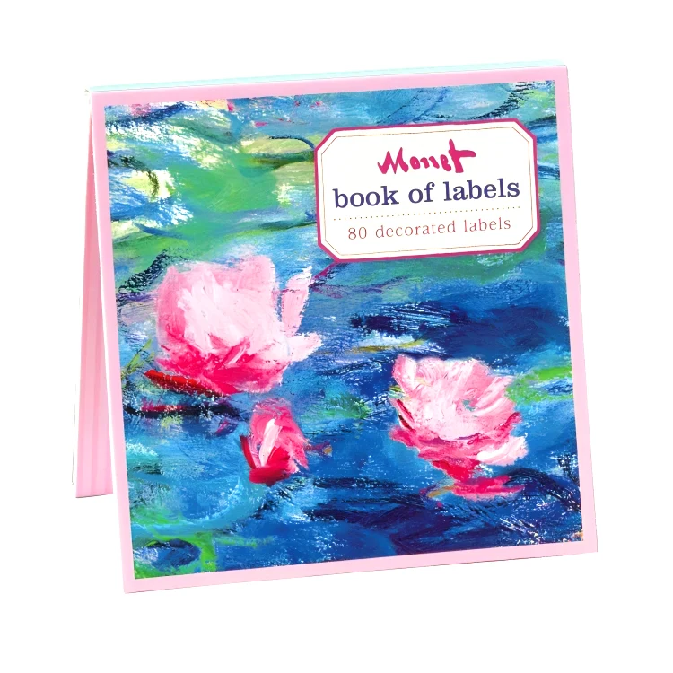 Monet Waterlilies Book Of Labels
