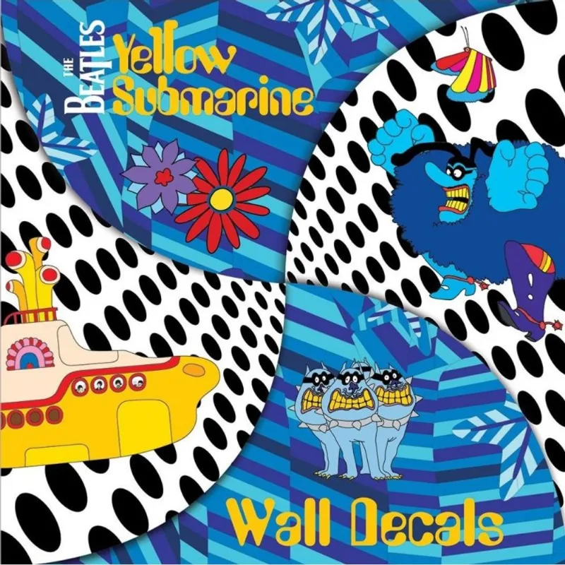 Mudpuppy de los Beatles Yellow Submarine pared calcomanias Mudpuppy de los Beatles Yellow Submarine pared calcomanías