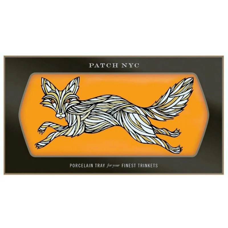 Patch NYC Fox Rectangle Porcelain Tray