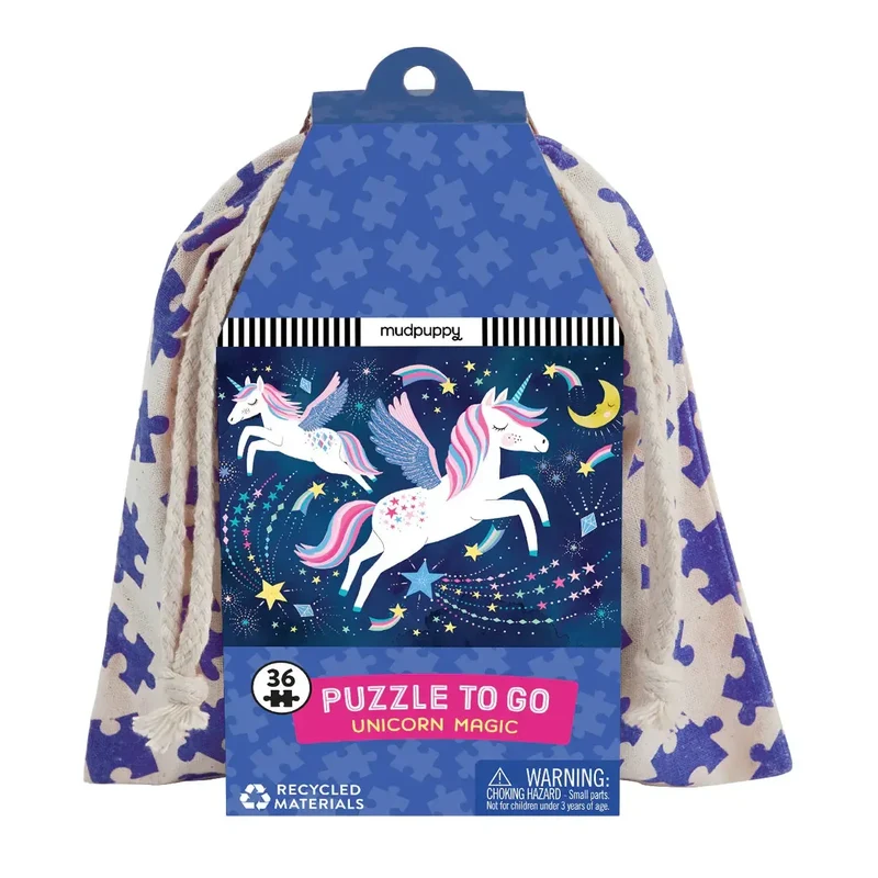 Unicorn Magic 36 Piece Mini Jigsaw Puzzle Mudpuppy